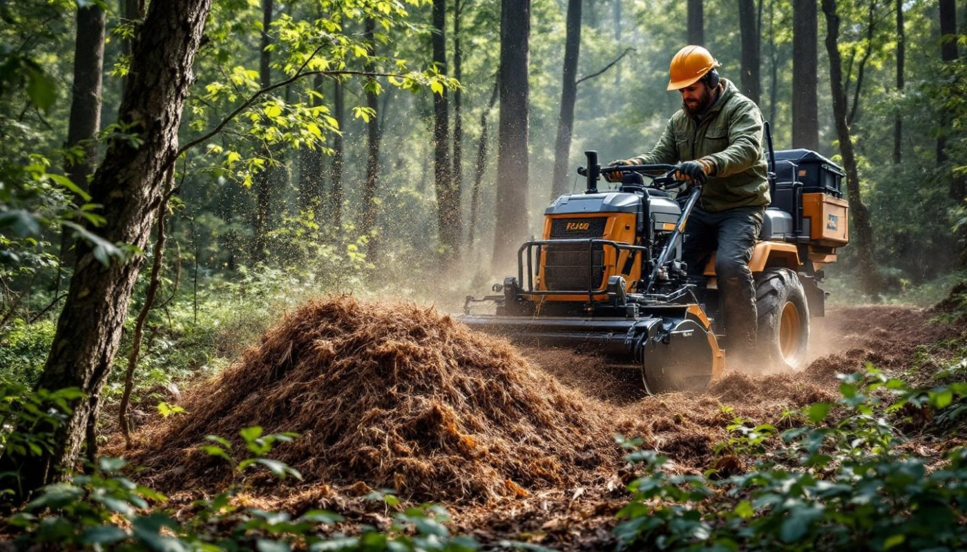 Comment les broyeurs forestiers facilitent-ils la préparation des sites d'abattage ?